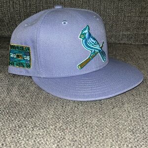 NEW ERA ST. LOUIS CARDINALS WORLD SERIES 2006 LAVENDER EDITION